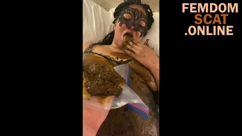 YunaSilva – Eating and Smearing Turds for You new scat porn
