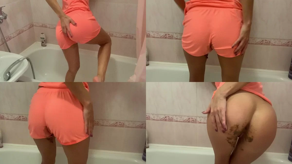 Lily – poop in shorts new scat porn videos