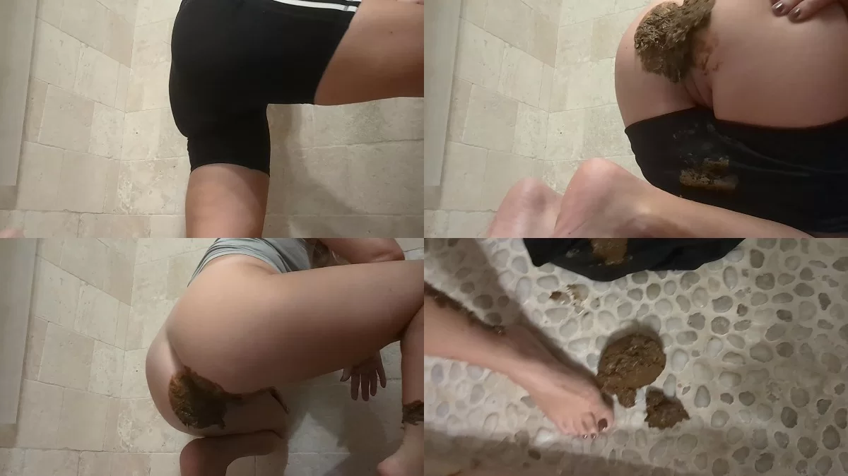 BetweenMyCheeks  -showerpoo new scat porn videos